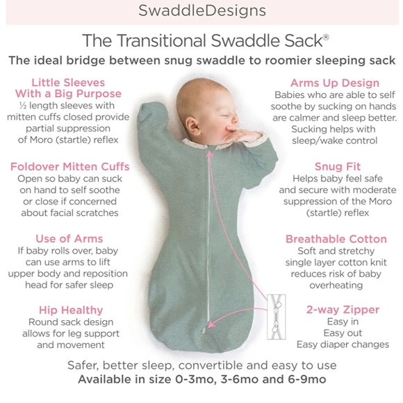 Swaddle Designs Transitional Swaddle Sack - Picture 6 of 6